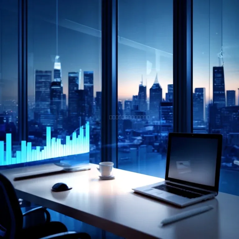 City skyline at night representing business intelligence
